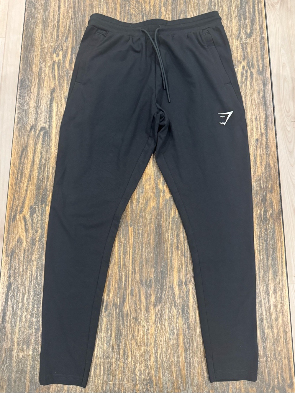 Gymshark Men’s Critical Zip Joggers Black Size S Tapered Training Pants